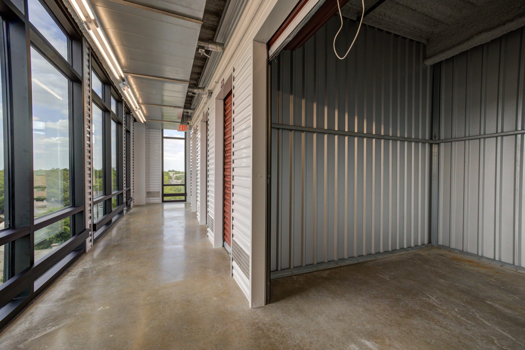 Self storage units at Big Tex Storage